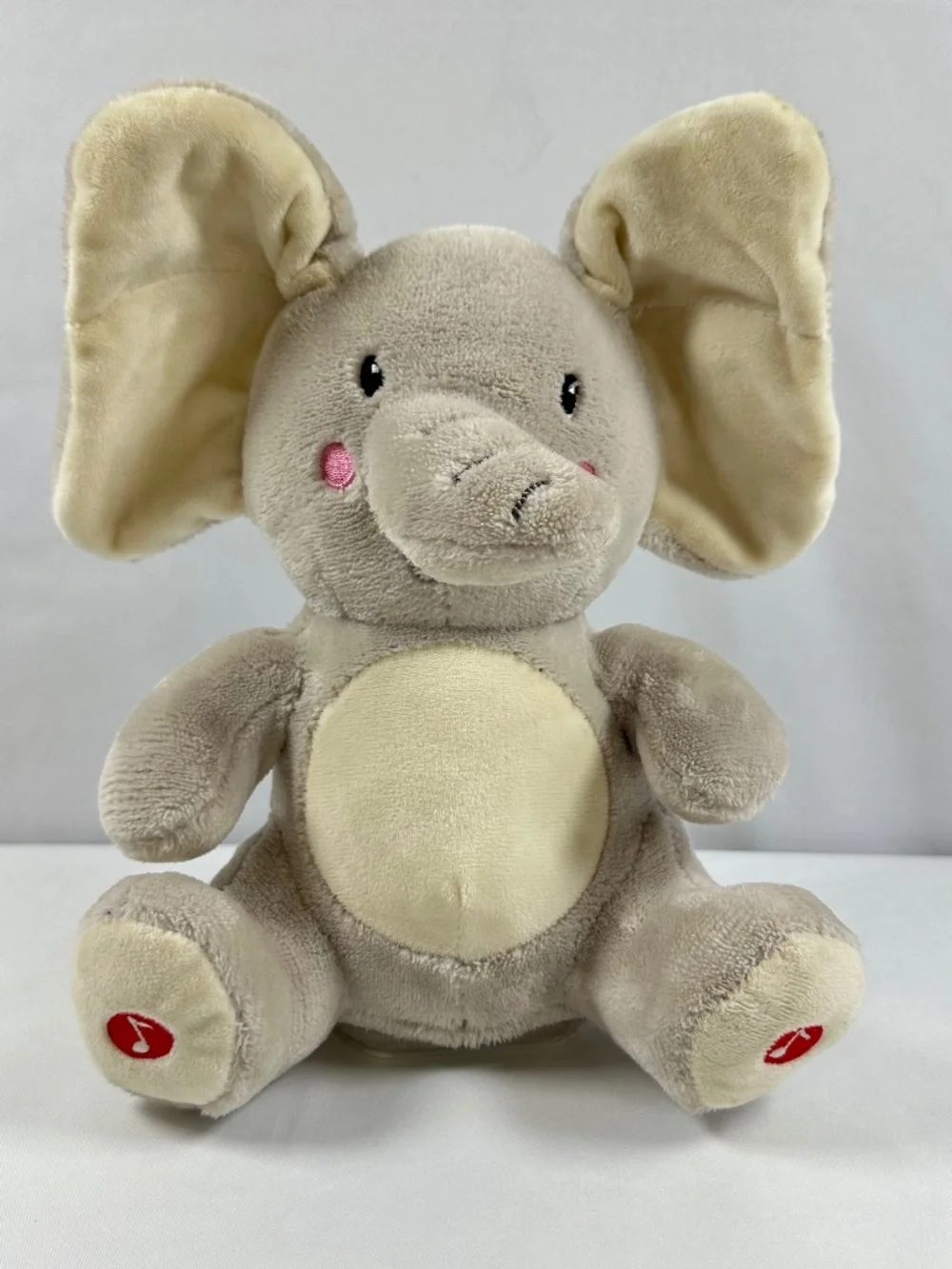 Spark Create Imagine Gray Elephant Peek-A-Boo Interactive, Sings and Moves Ears